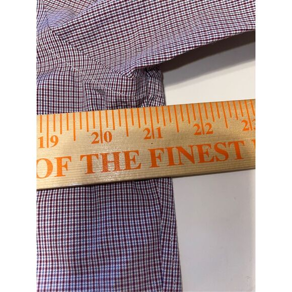 Brooks Brothers Shirt Mens‎ 15.5-32 Red Stripe Long Sleeve Button Cotton - Picture 5 of 6